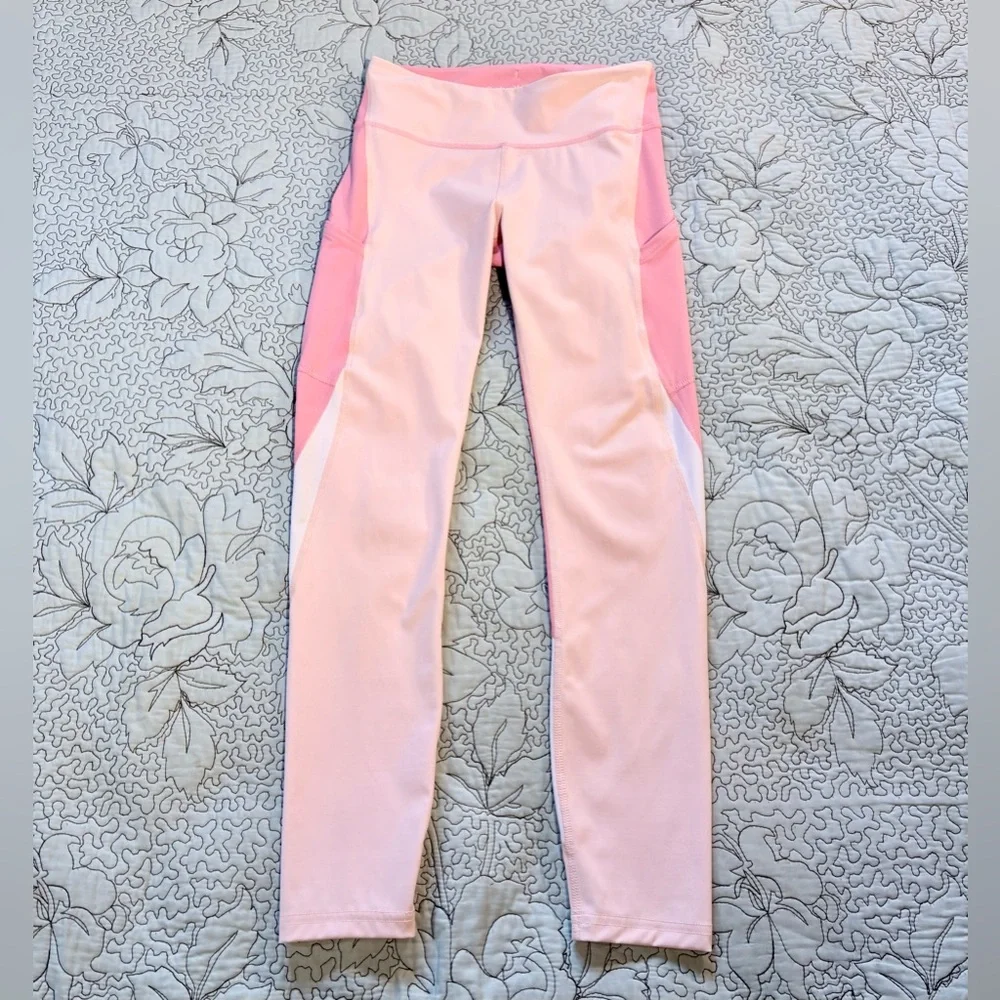 OUTDOOR VOICES  Zoom 7/8 Leggings Super Form Cosmos Pink Punch/White Sz S💚